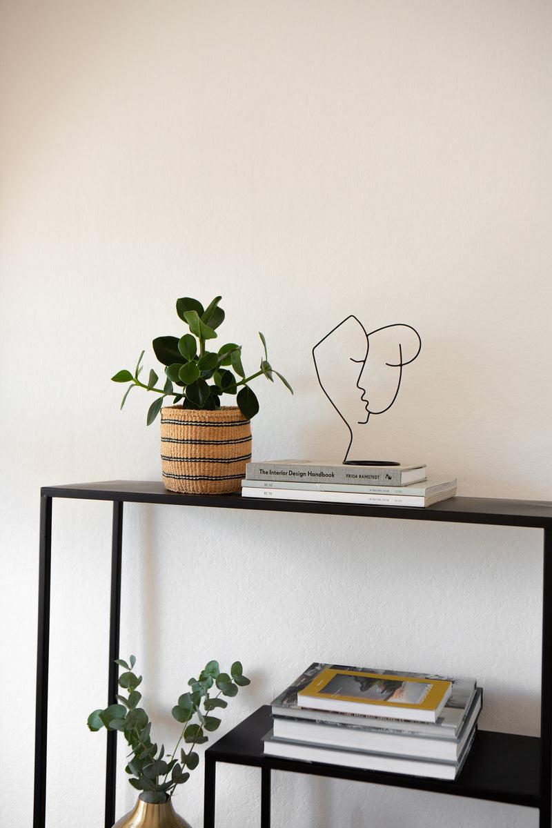 LaLe Living Deko Objekt Favori in Schwarz, 18.5 x 25 cm Outlet