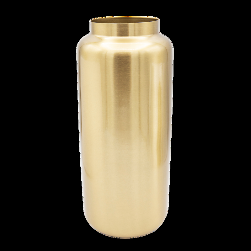 LaLe Living Vase Uzun in Gold, Ø10 x H25 cm