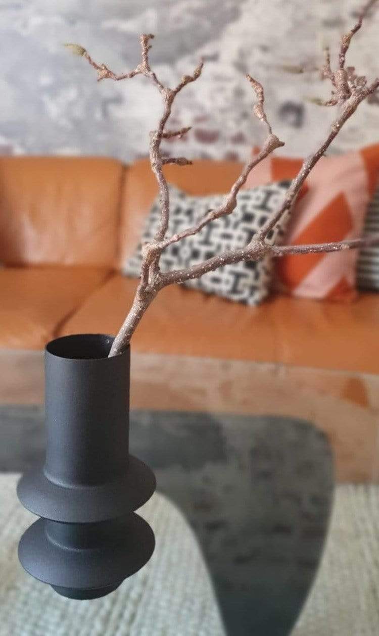 LaLe Living Vase Semra in Schwarz, 11 x 19,5 cm Online