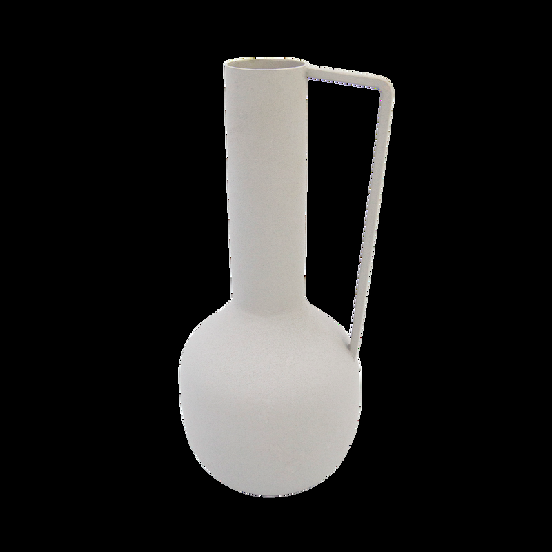 LaLe Living Krugvase Sila in Grau, H: 25cm