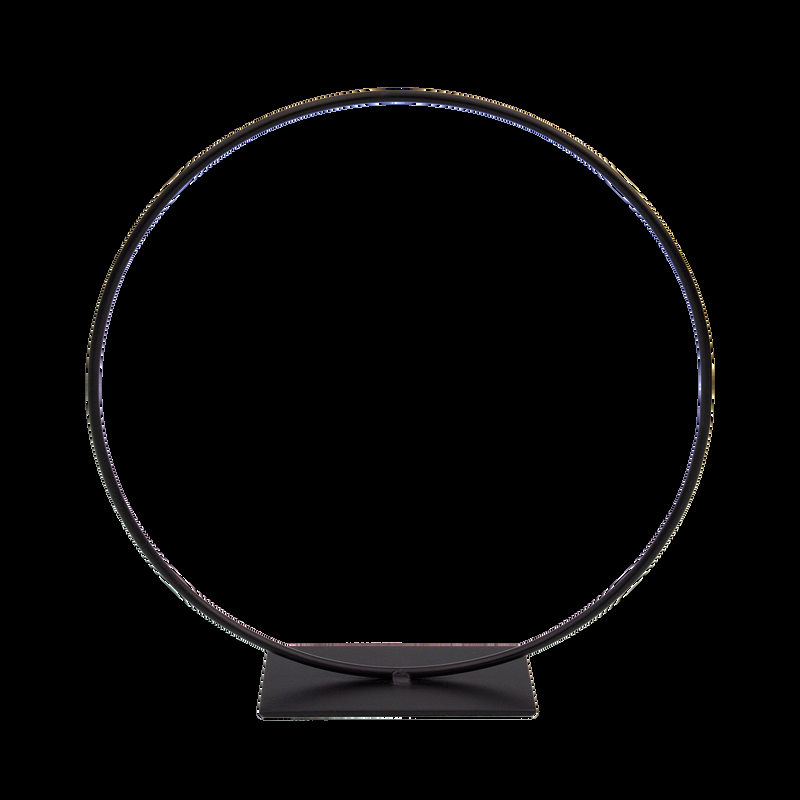 LaLe Living Dekoring Kida in Schwarz, Ø25 cm Schlussverkauf