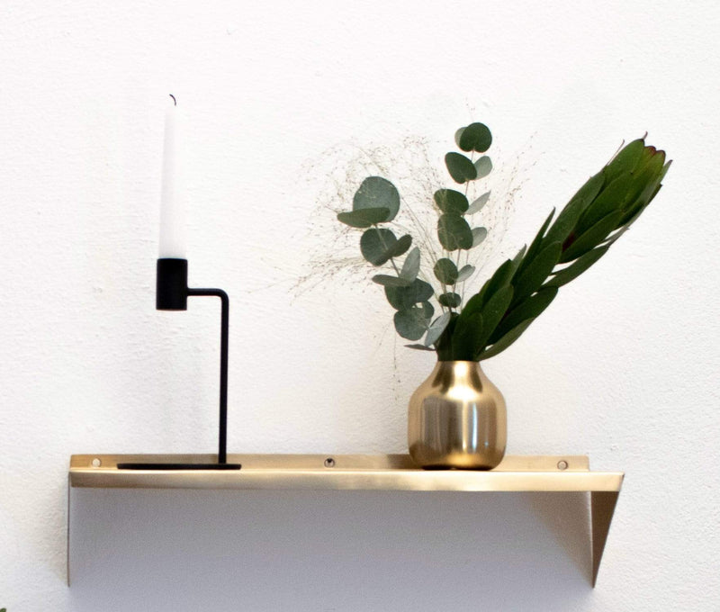 LaLe Living Wandregal "Raf" aus Eisen in Gold, 44x11,5cm Günstiger Verkauf