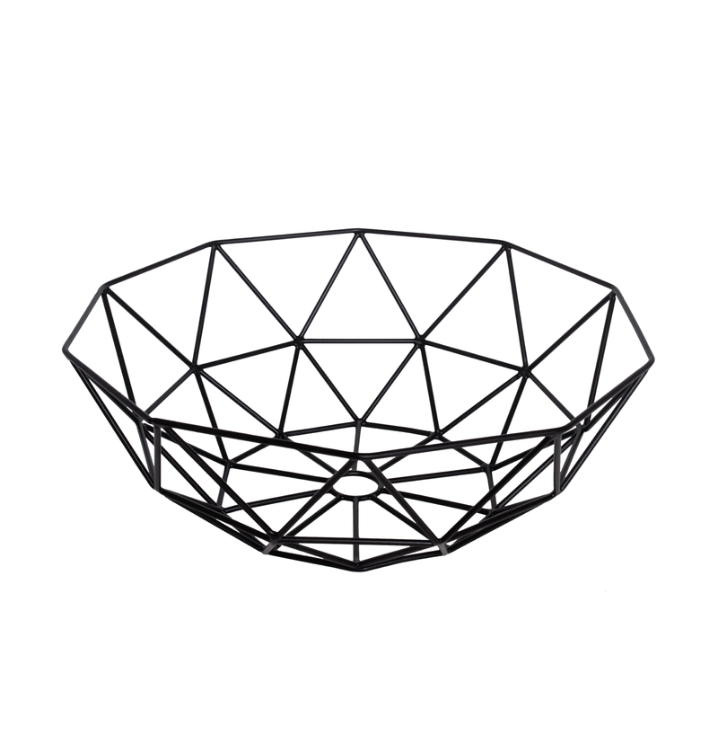 LaLe Living Schale Zeki aus Eisen in Schwarz, 29 x 10 cm