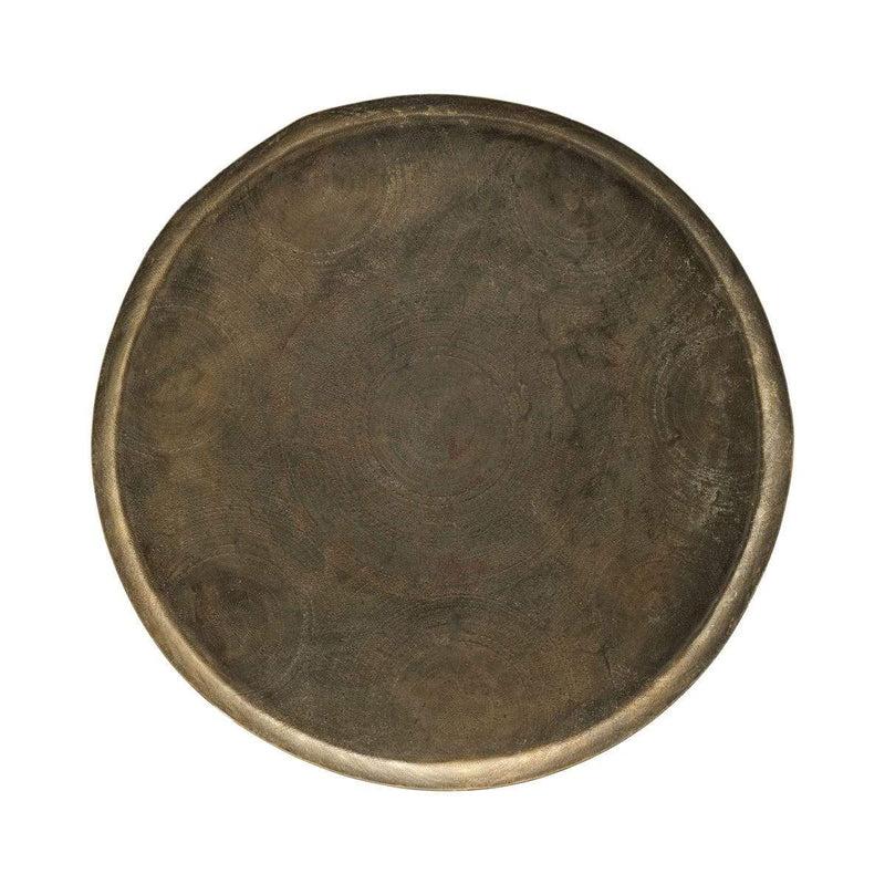 House Doctor Tablett Jhansi Antikes Messing-Finish Ø: 80 cm Auslauf