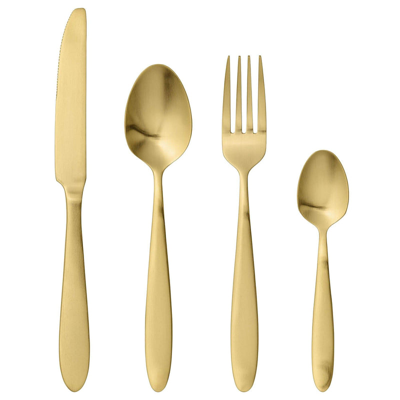 Bloomingville Besteckset in Gold matt, 4-teilig Angebote