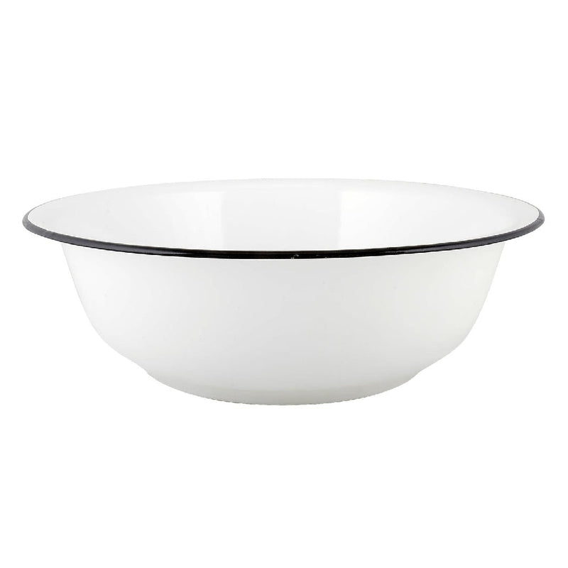 IB Laursen Waschgefäß Weiß Emaille, Ø34 cm