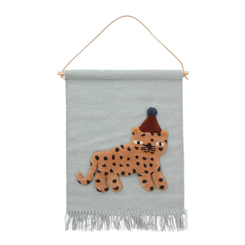 OYOY MINI Deko-Wandteppich Leopard