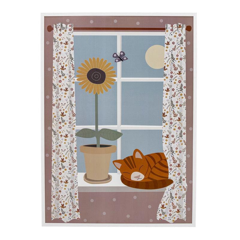 Bloomingville MINI Nuala Illustration mit Rahmen, Kiefer Meist gekauft
