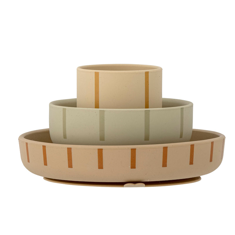 Bloomingville MINI Levi Geschirr-Set, Silikon Kostenloser Versand