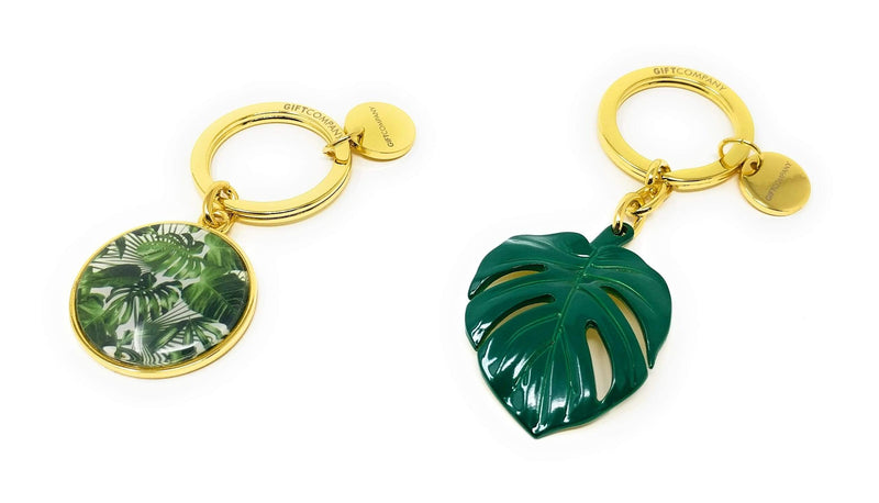 GIFTCOMPANY Schlüsselanhänger Jungle mit tropischen Blättern Fabrikverkauf
