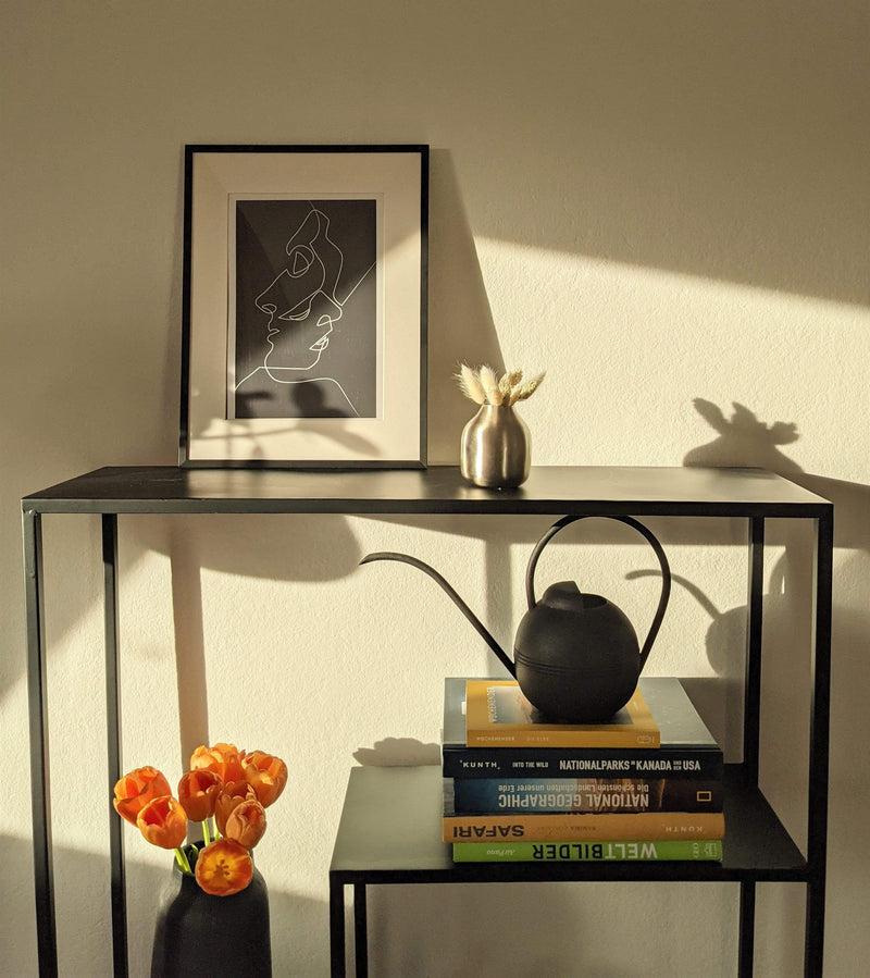 LaLe Living Vase "Basit" aus Eisen Silber, klein Ø8x10cm Angebote