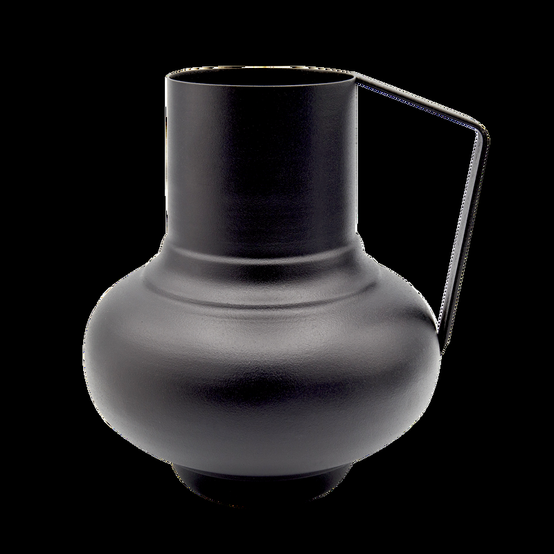 LaLe Living Vase Vaso in Schwarz, 16 x 19 cm