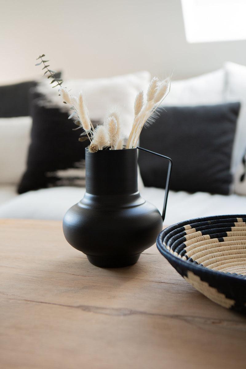 LaLe Living Vase Vaso in Schwarz, 16 x 19 cm Online