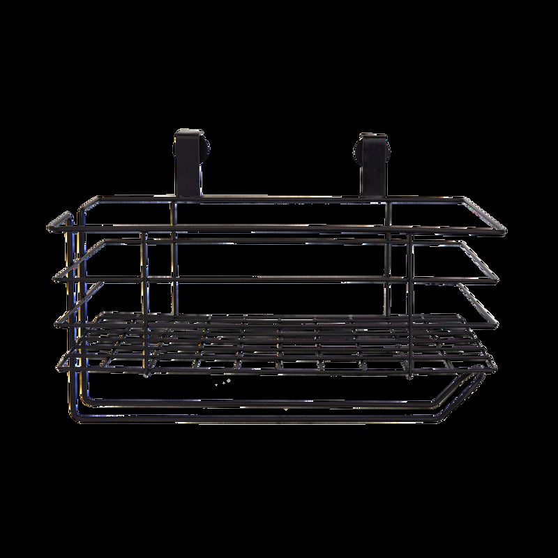 LaLe Living Aufbewahrungskorb Lea in Schwarz, 31 x 17 cm