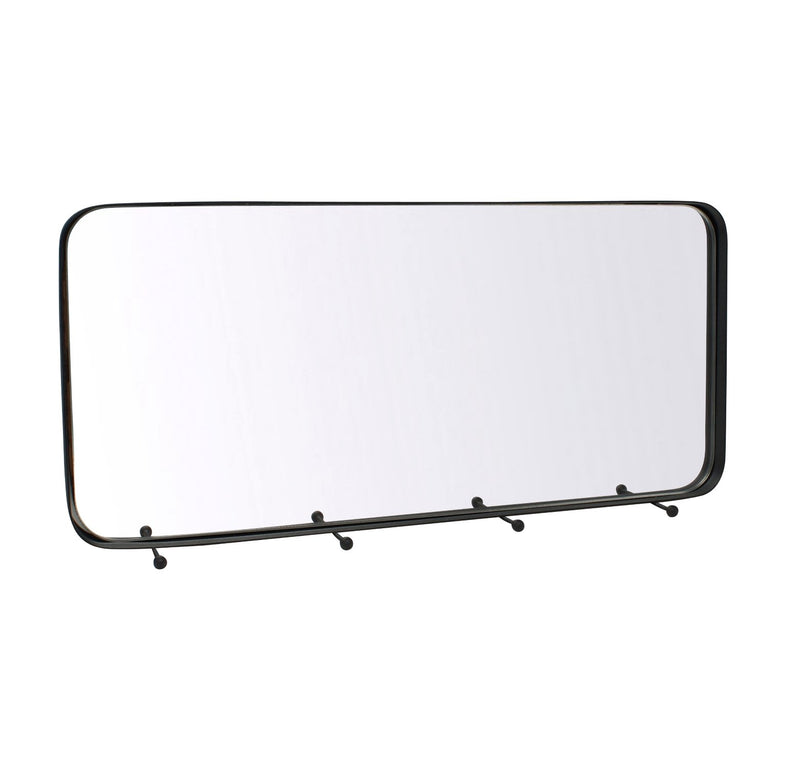 LaLe Living Wandspiegel mit Garderobe Hamdi, 55x25,5 cm