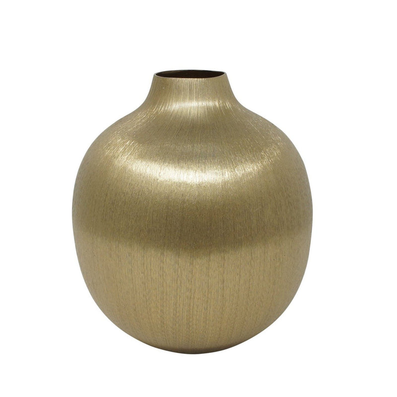 LaLe Living Vase Meliha in Gold, 20 x 22 cm