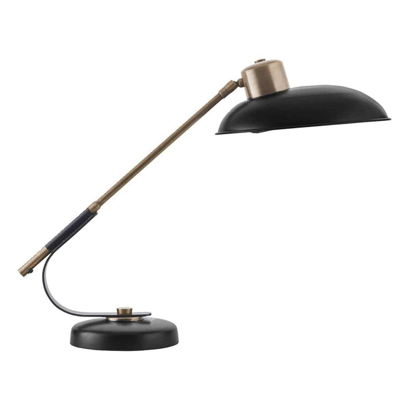 House Doctor Tischleuchte Art Deco Schwarz