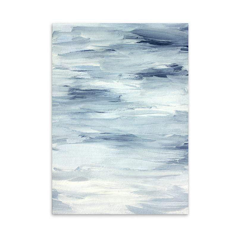 LaLe Living Bild Leinwanddruck abstraktes Öl Gemälde A4 21 x 30cm