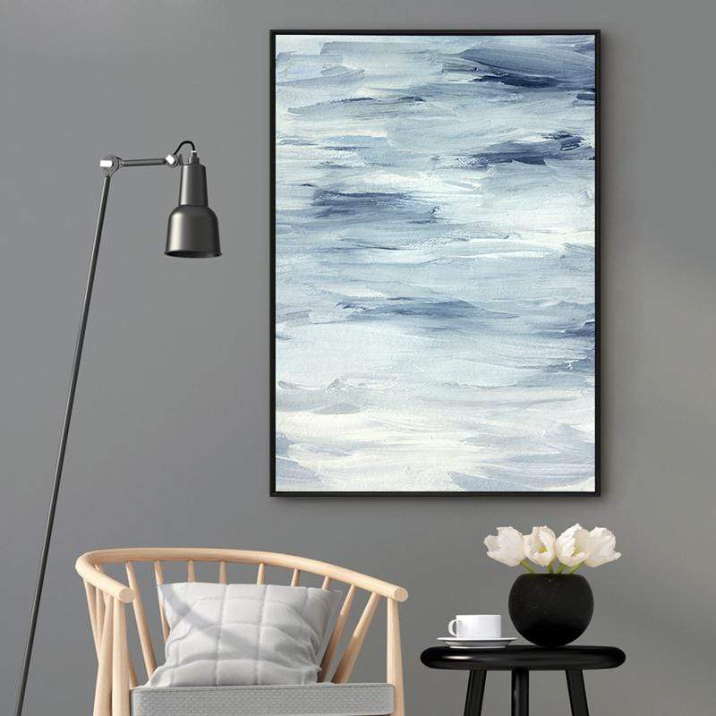 LaLe Living Bild Leinwanddruck abstraktes Öl Gemälde A4 21 x 30cm Schlussverkauf