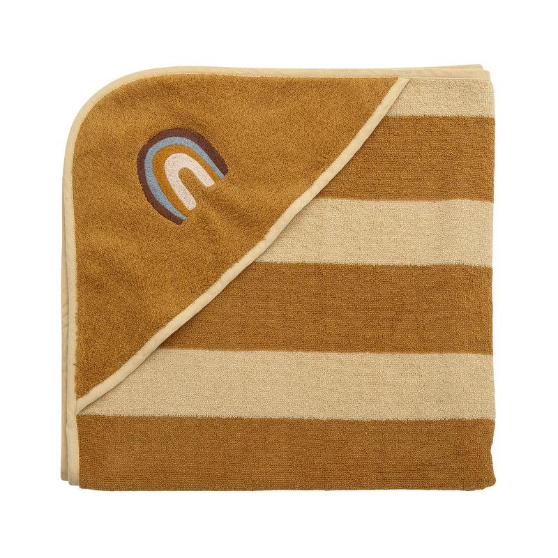 Bloomingville MINI Agnes Handtuch, Braun, Baumwolle OEKO-TEX®
