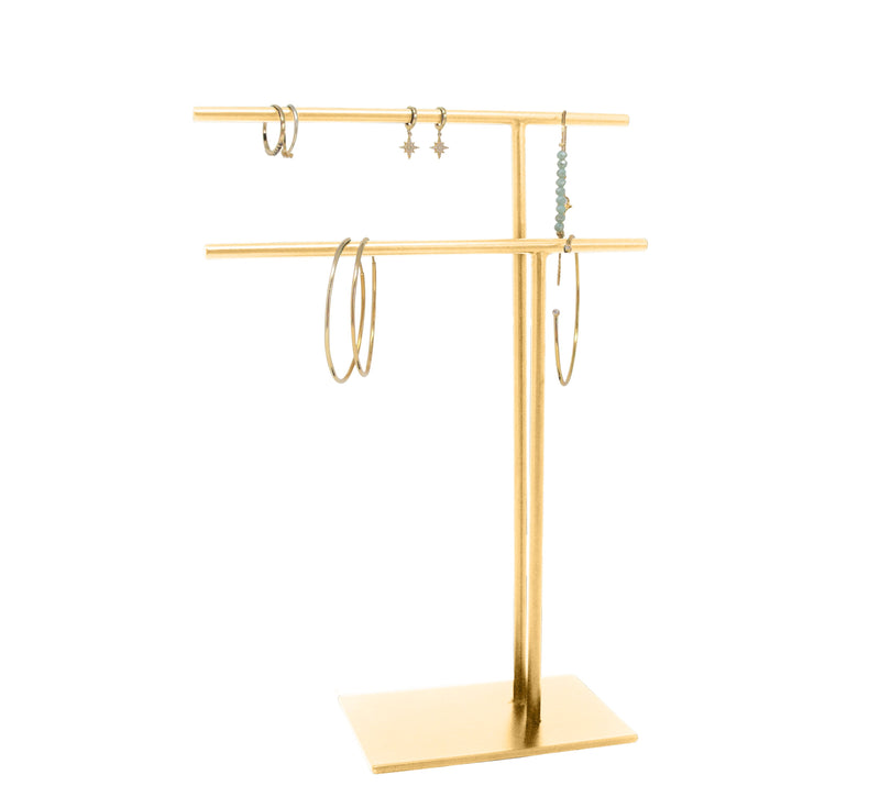 LaLe Living Schmuckständer Butik aus Eisen in Gold, 25x18,5 cm