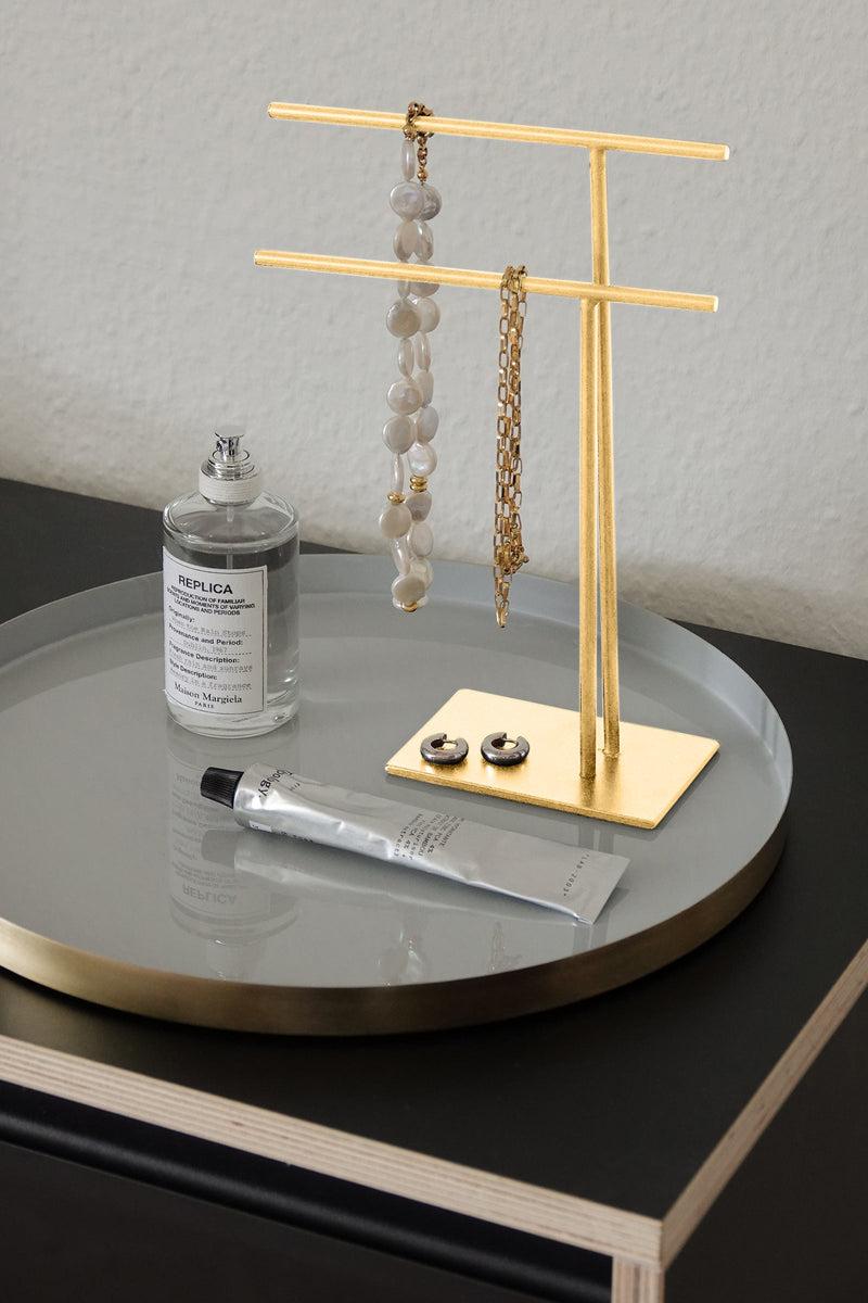 LaLe Living Schmuckständer Butik aus Eisen in Gold, 25x18,5 cm Räumungsverkauf