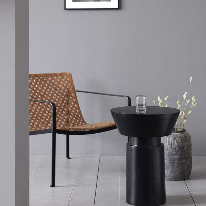 House Doctor Beistelltisch Nanded Schwarze Antike Schlussverkauf
