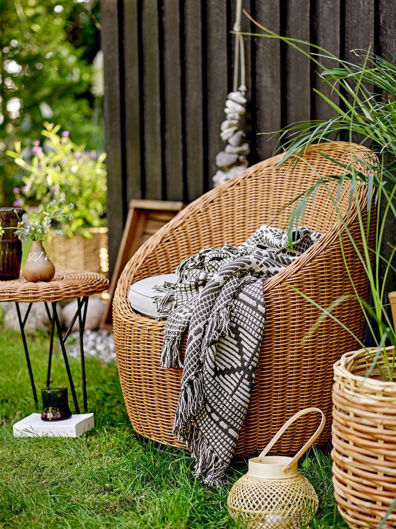 Bloomingville Roccas Couchtisch, Braun, Polyrattan Auslauf