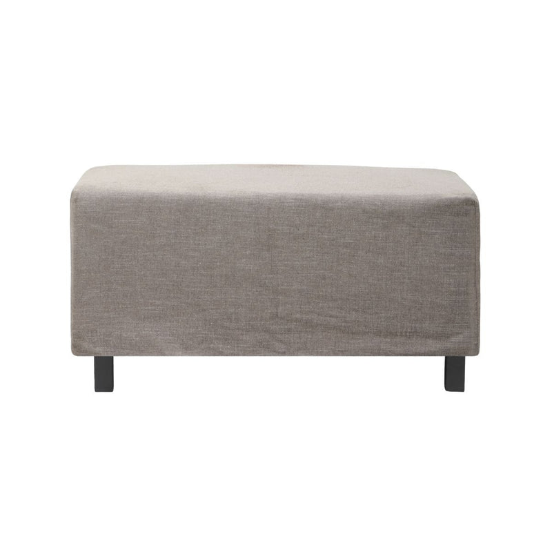 House Doctor Pouf Hazel Night Grau/braun