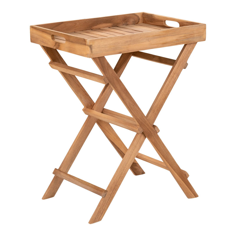 House Nordic Ronda Balkontisch klappbar mit abnehmbaren Tablett aus Holz