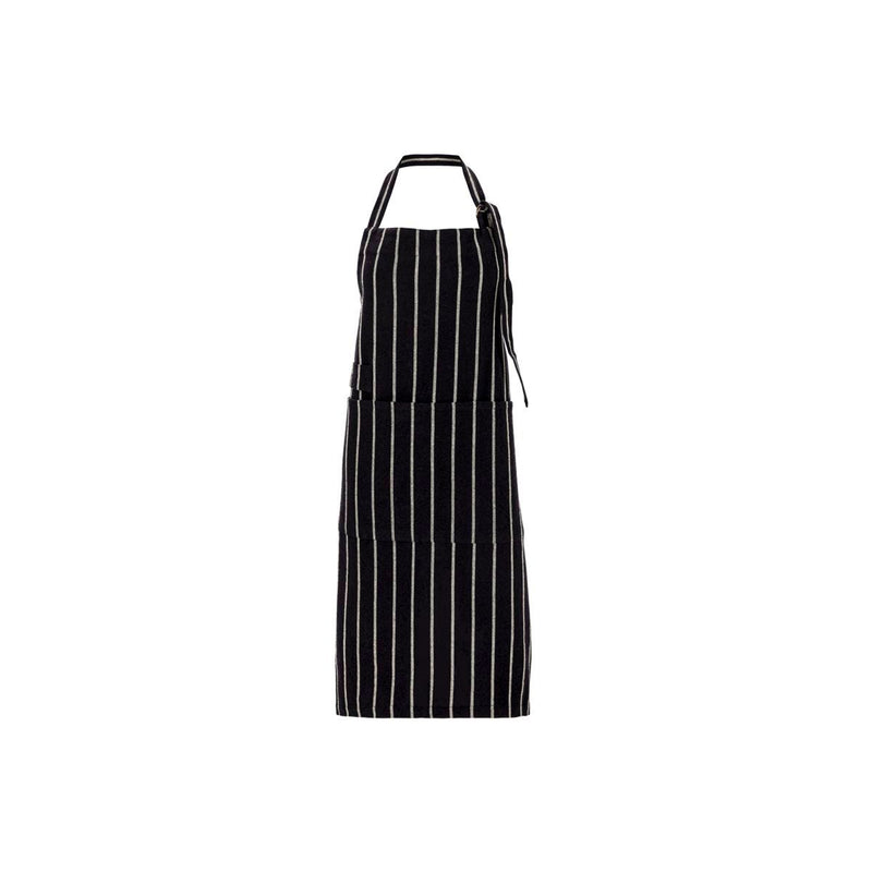 House Doctor Schürze, Chef, Schwarz mit weißen Streifen