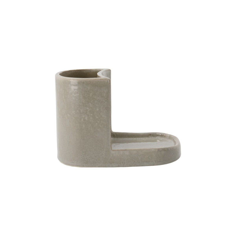 Meraki Ordnungssystem Datura Muschelgrau aus Steingut Glasur