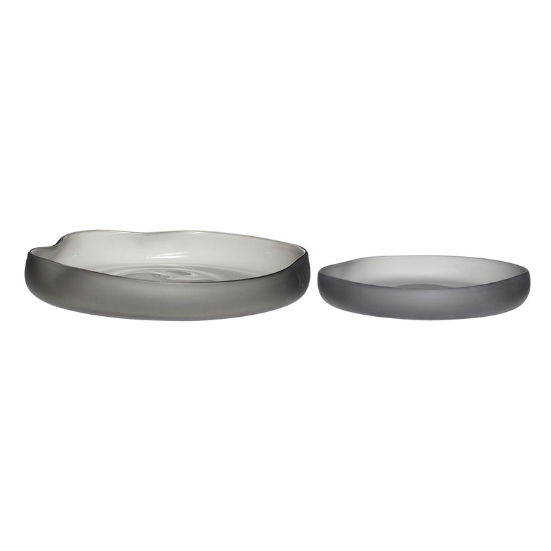 Hübsch Bow Schalen Grau (2er Set) Flash Sale
