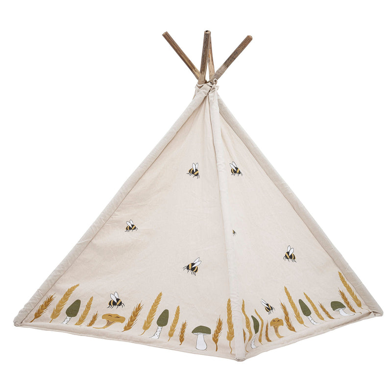 Bloomingville MINI Millo Kinder-Tipi, Natur, Baumwolle Kauf eins, bekomm eins gratis