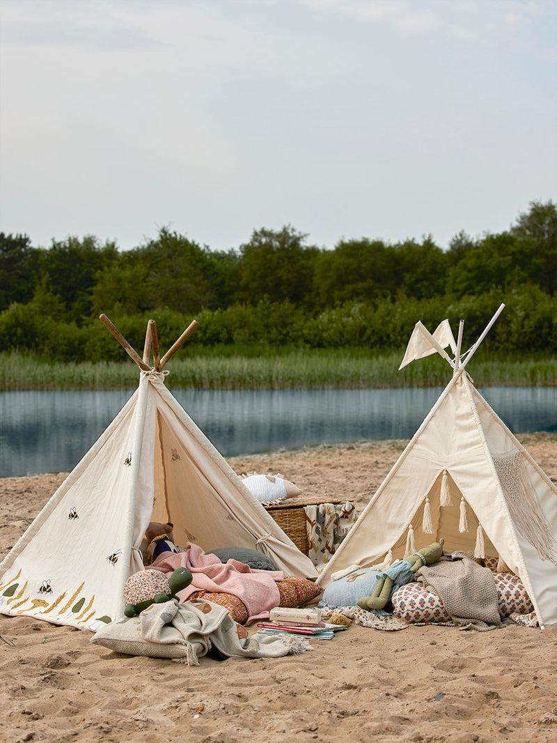 Bloomingville MINI Millo Kinder-Tipi, Natur, Baumwolle Kauf eins, bekomm eins gratis