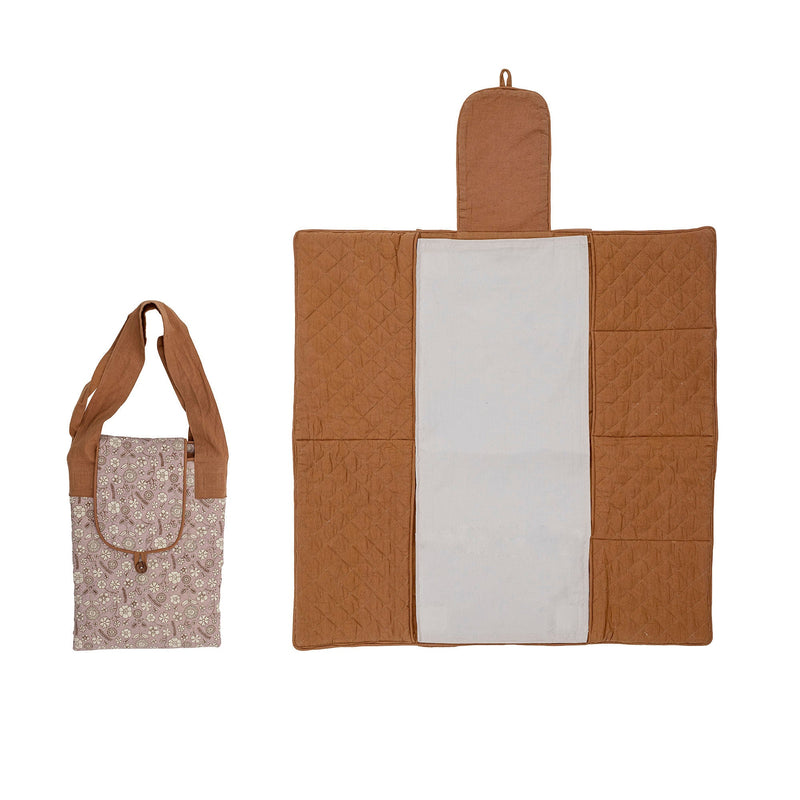 Bloomingville MINI Thanne Wickelauflage, Braun, Baumwolle Tiefpreis
