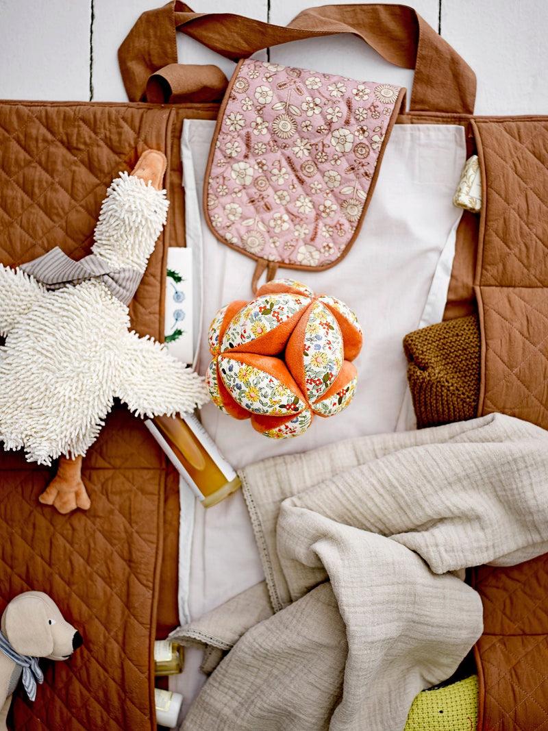Bloomingville MINI Thanne Wickelauflage, Braun, Baumwolle Tiefpreis