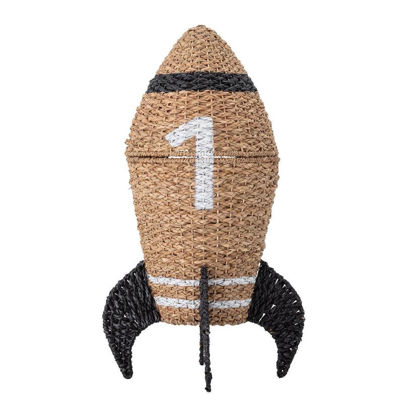 Bloomingville MINI Cosmina Korb mit Deckel, Natur, Seegras