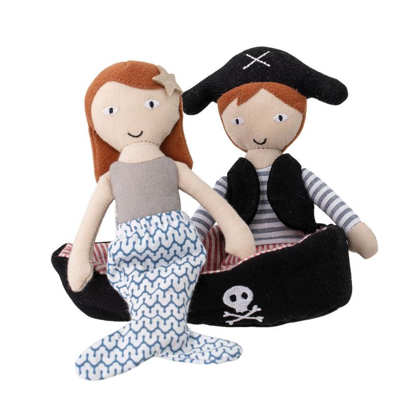 Bloomingville MINI Kate & Jonah Puppen, Baumwolle Sonderangebot der Fabrik