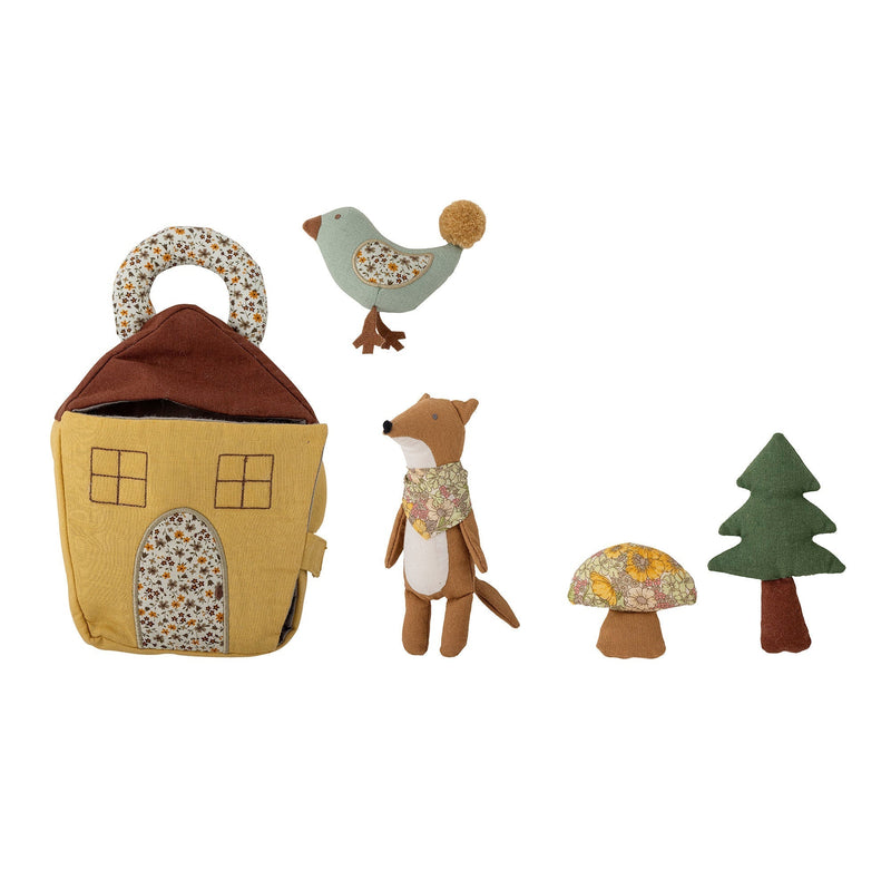 Bloomingville MINI Tio Soft Spielzeug, Braun, Leinen