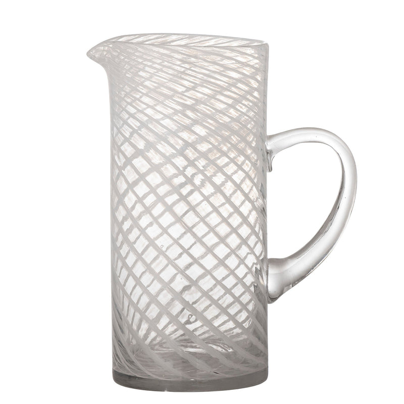 Bloomingville Sakhi Krug, Weiß, Glas