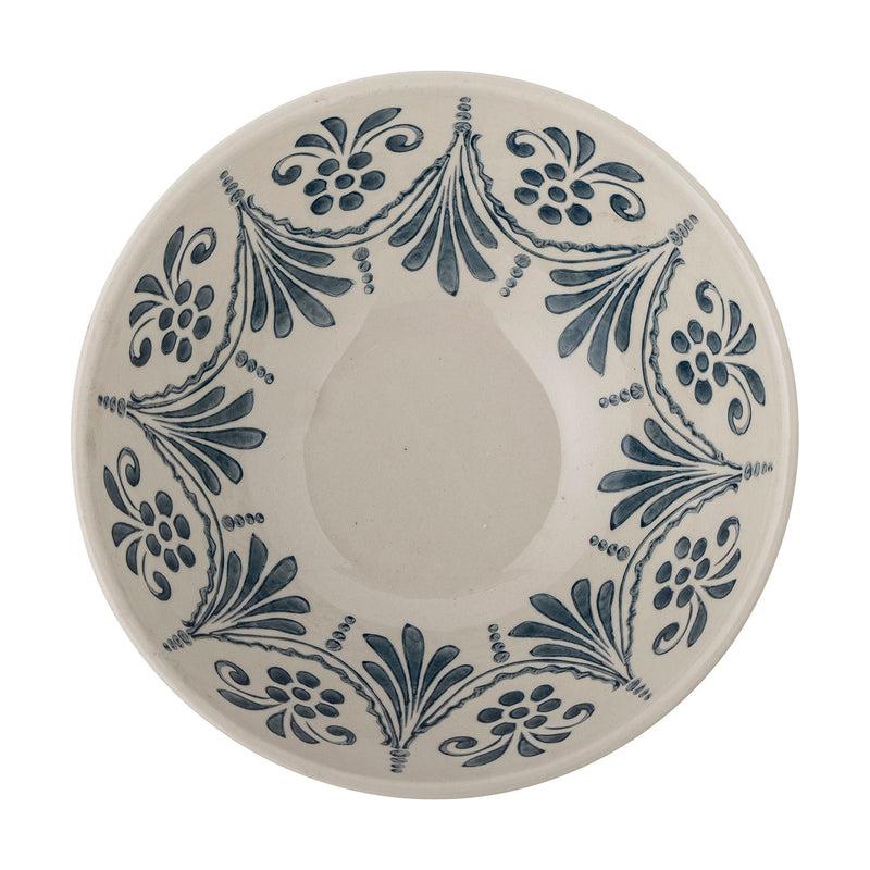 Bloomingville Heikki Schale, Blau, Steingut Günstig kaufen