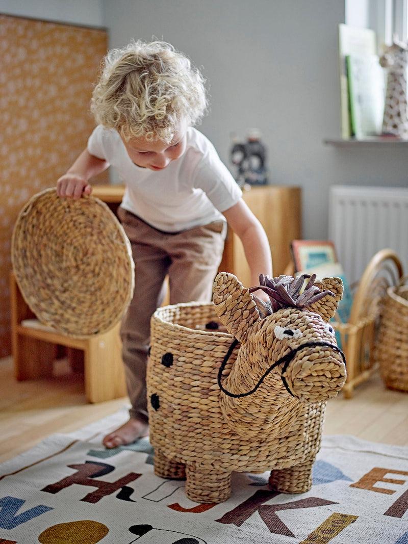 Bloomingville MINI Memmo Teppich, Natur, Baumwolle Exklusivangebot