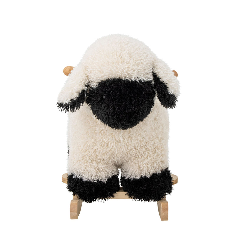 Bloomingville MINI Dolly Schaukelspielzeug, Schaf, Weiß, Polyester Cyber Monday