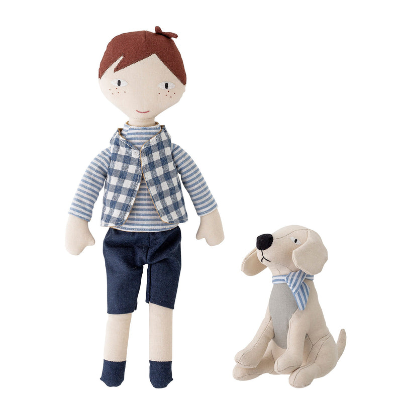 Bloomingville MINI Hilbert Puppe, Leinen