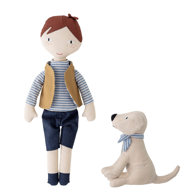 Bloomingville MINI Hilbert Puppe, Leinen Lagerräumung