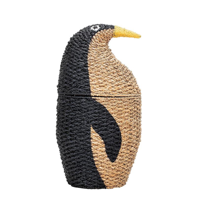 Bloomingville MINI Tazia Korb mit Deckel, Schwarz, Bankuan-Gras Top Angebot