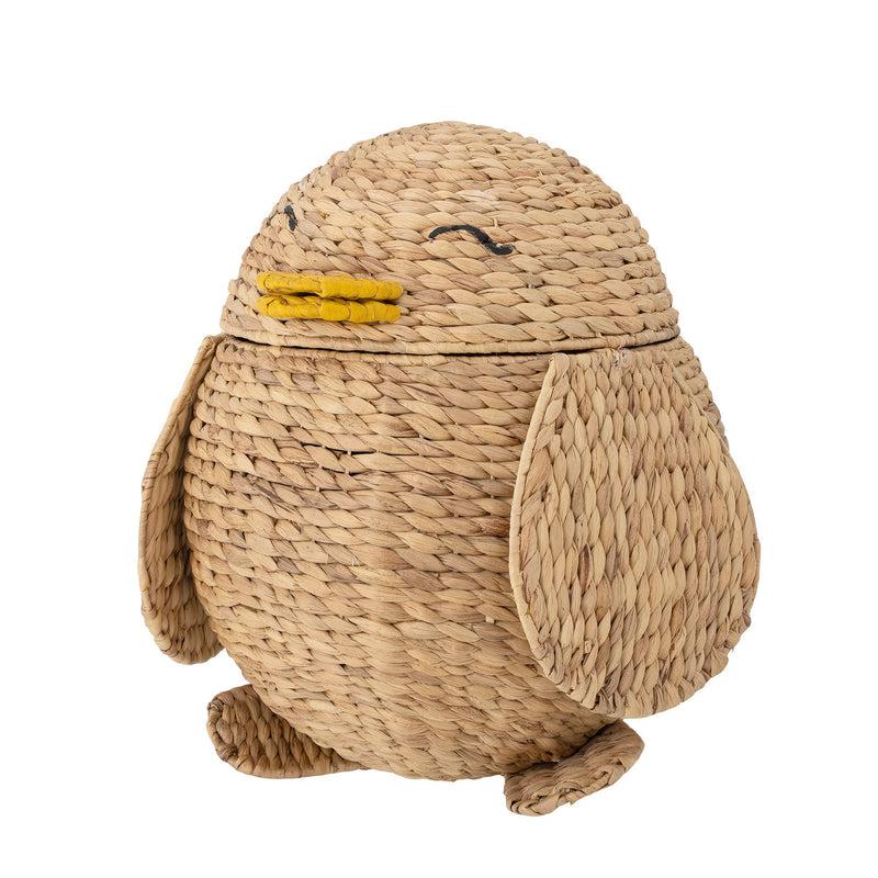 Bloomingville MINI Pingo Korb mit Deckel, Natur, Wasserhyazinthe Wochenangebot