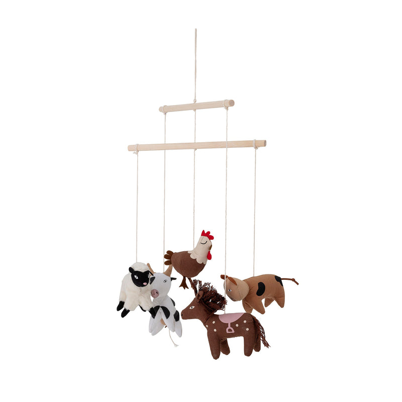 Bloomingville MINI Gunni Mobile, Braun, Baumwolle
