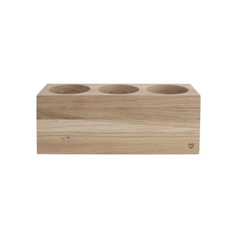 Eulenschnitt Holzblock Herz, 26 cm x 10 cm Cyber Monday
